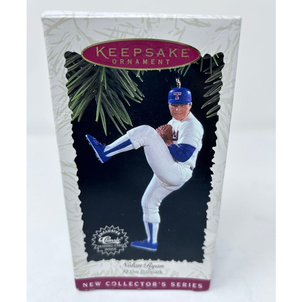 Hallmark Classic New Collector's Series‎ Nolan Ryan at the Ballpark Ornament